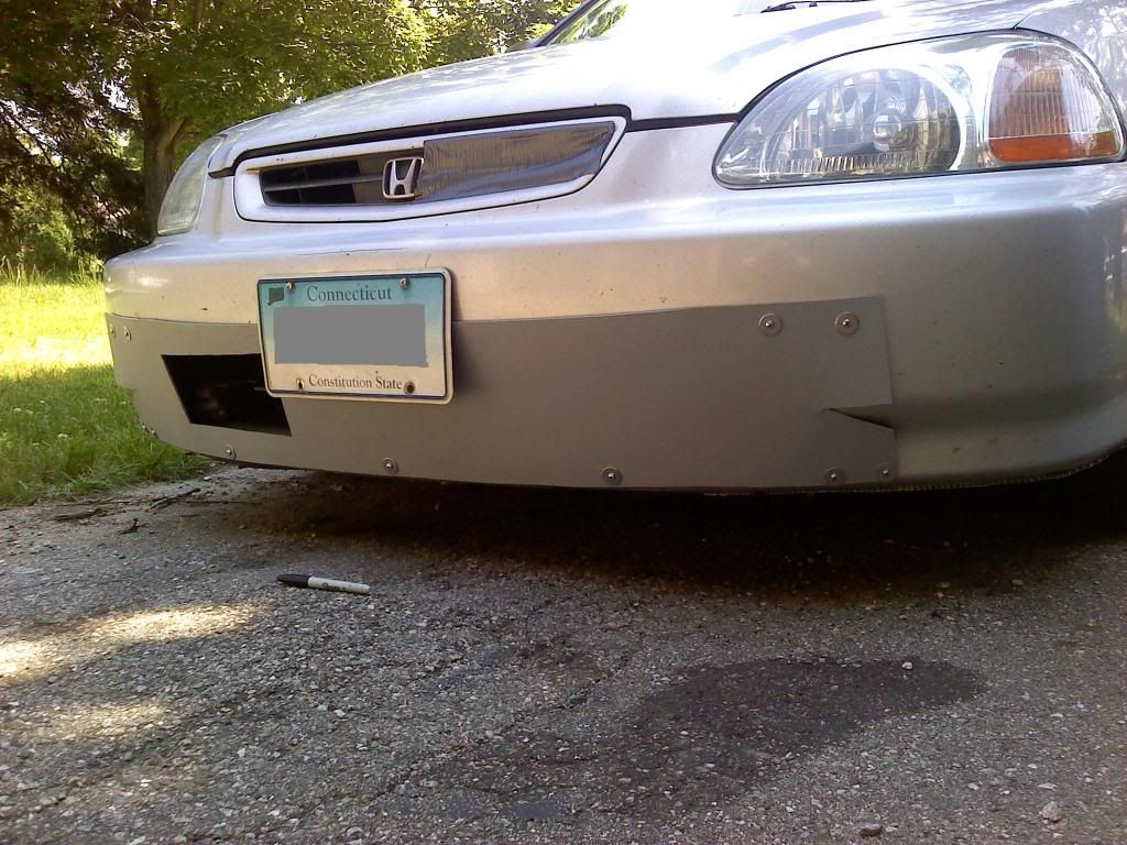 Grill block on 2001 Civic HX Too much? Fuel Economy, Hypermiling